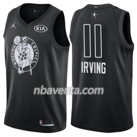 Camiseta Hombre Boston Celtics Kyrie Irving 11 2018 All Star Jordan Brand Negro Swingman